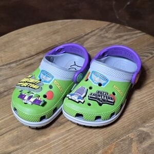 Crocs x Disney Pixar Toy Story Buzz Lightyear Classic Clogs Kids Size 8